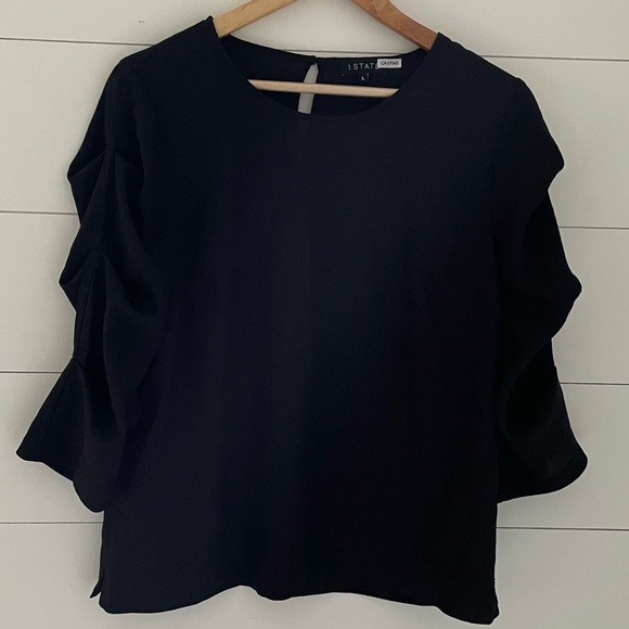 1. State 3/4 Sleeve Blouse - Picture 1 of 6